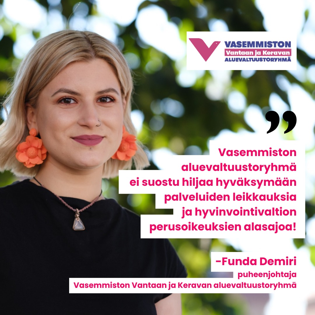 Ryhmäpuhe: Vantaan ja Keravan hyvinvointialueen budjetti&nbsp;2025